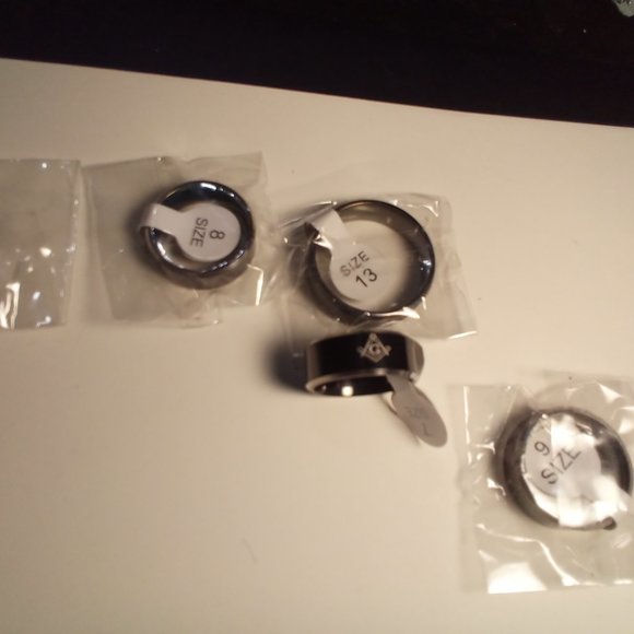 Freemason rings set - Picture 3 of 3